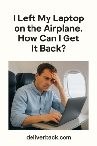 I left my laptop on the airplane. How can I get it back? - Deliverback