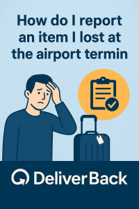 How Do I Report an Item I Lost at the Airport Terminal? - Deliverback