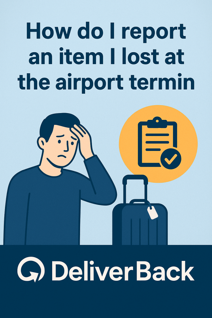 How Do I Report an Item I Lost at the Airport Terminal? - Deliverback