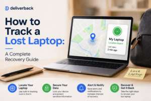 Track your lost laptop using Deliverback